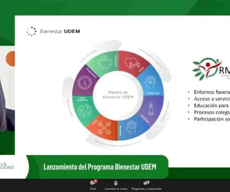 Lanza UDEM Modelo de Bienestar para su comunidad