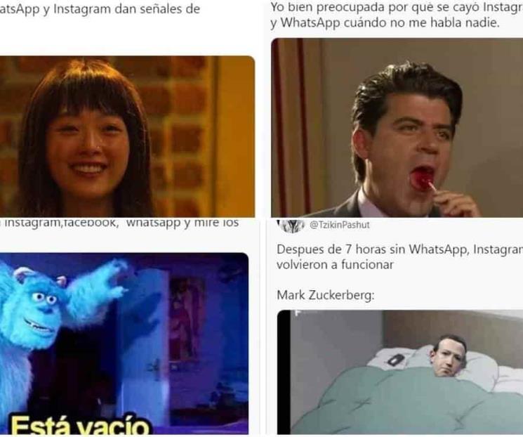 Facebook e Instagram regresan y  traen memes