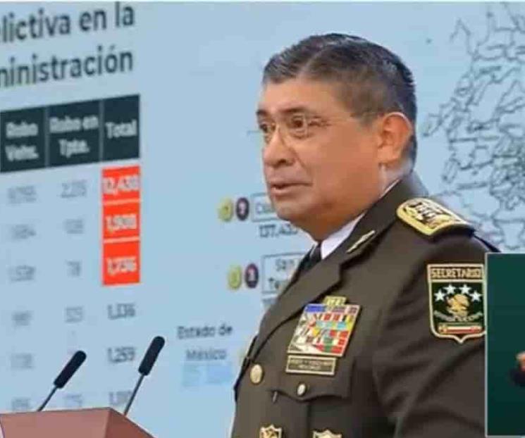 Destaca Sedena combate a robo de combustible en Puebla