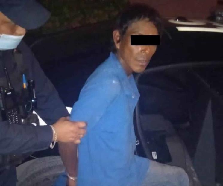 Detienen a hombre por robo de acumulador