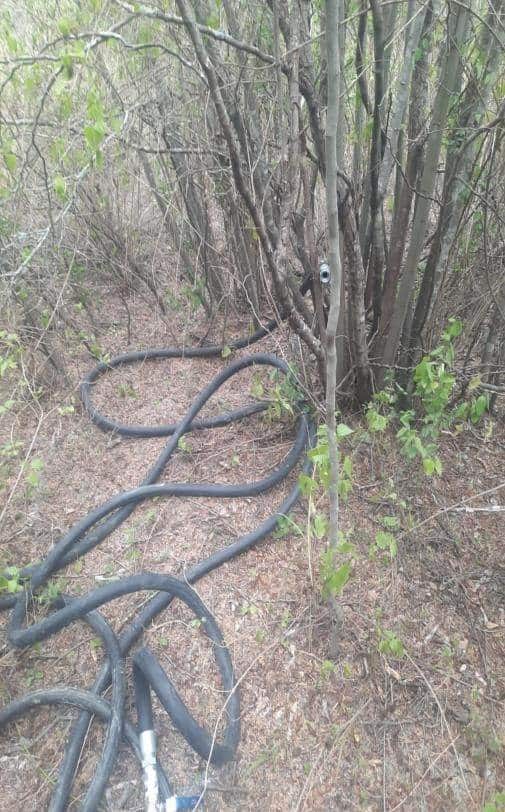 Encontraron otra toma de gasolina en el municipio de Pesquería.