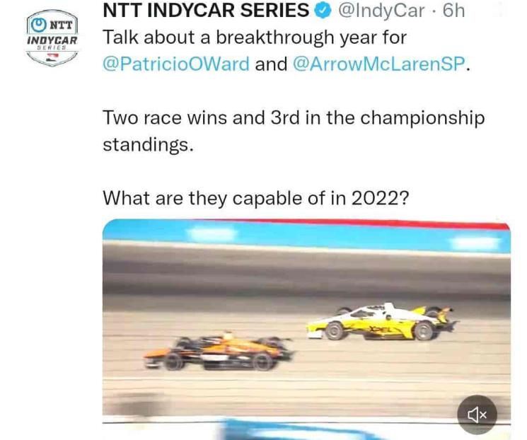 ¿De que será capaz OWard en 2022?: IndyCar