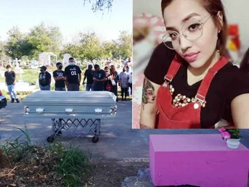 La joven que falleció por una mala intervención quirúrgica, fue sepultada en un panteón de Monterrey.