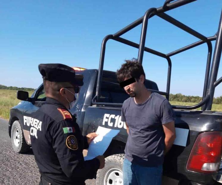 Detienen a tres personas armadas