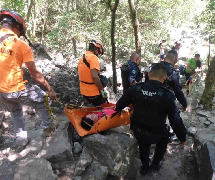 Rescatan a excursionista en Cerro de la Silla