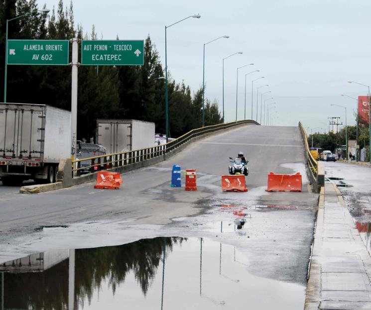Cerrarán puente dañado por sismo