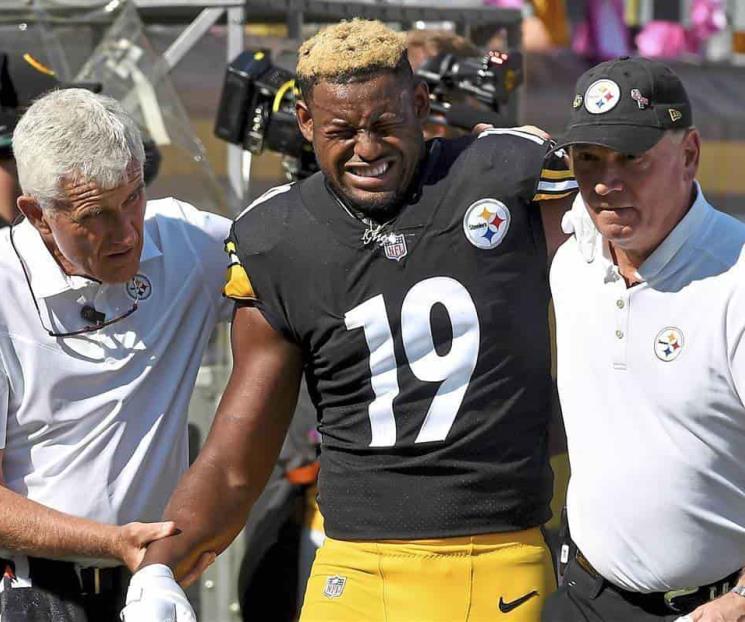Pierde Pittsburgh toda la temporada a Smith- Schuster