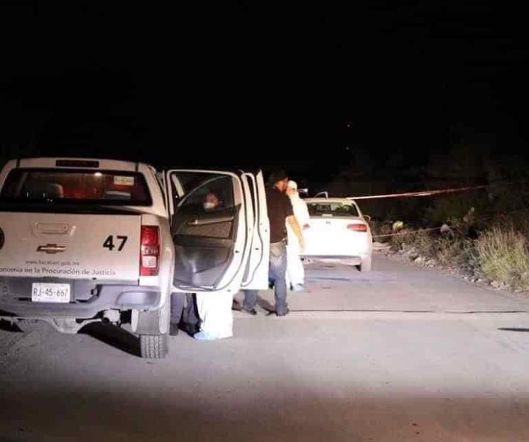 Ejecutan y entamban a hombre en Zuazua