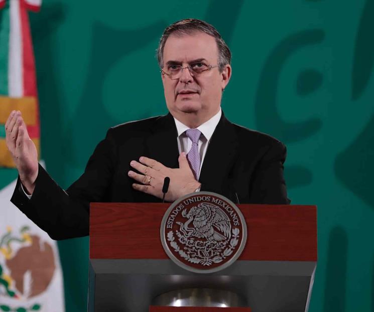 Confirma Ebrard reapertura de cruce terrestre con EU