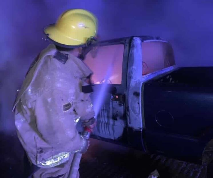 Alarma incendio de camioneta