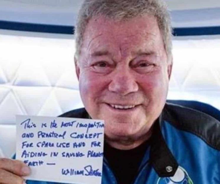 Lleva Blue Origin al espacio al Capitán Kirk Lleva Blue Origin al espacio al Capitán Kirk