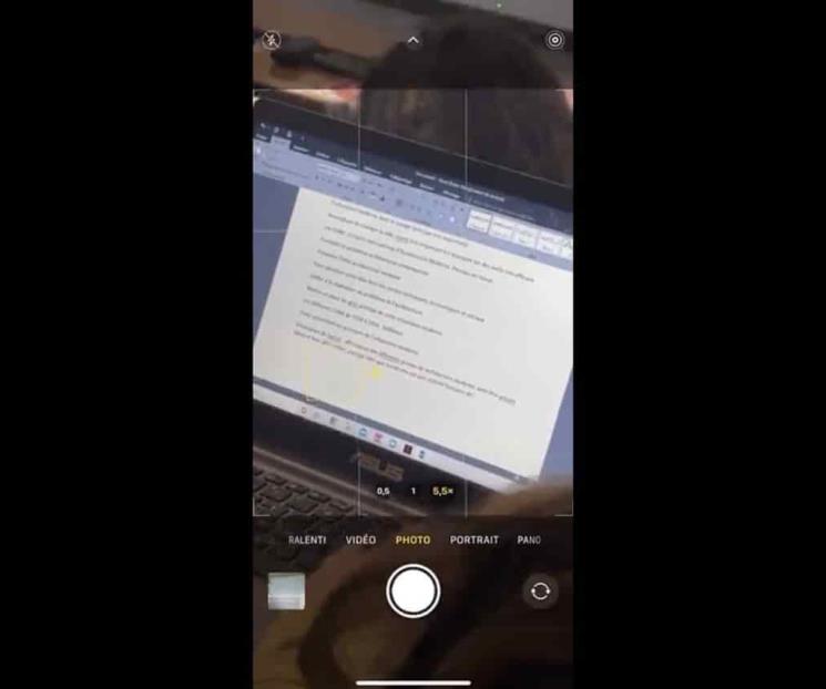 Estudiantes usan iOS 15 para copiar apuntes en clase