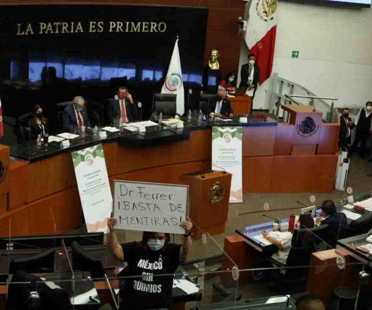En Senado, tunde oposición a titulares de Salud e Insabi