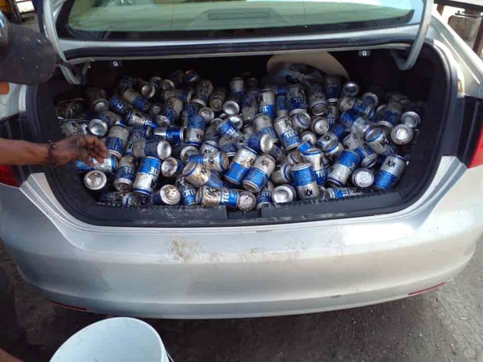 Después del saqueo realizado en la volcadura de un tráiler cargado con cerveza, los presuntos responsables, comenzaron a comercializarla por medio de las redes sociales.