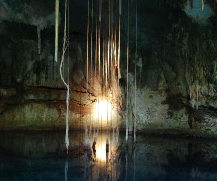 Tras limpieza de cenote,hallan pinturas rupestres en Yucatán
