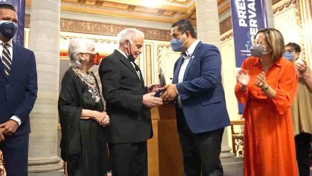 Reconocen a Miguel Sabido con la presea Cervantina 2021 Reconocen a Miguel Sabido con la presea Cervantina 2021