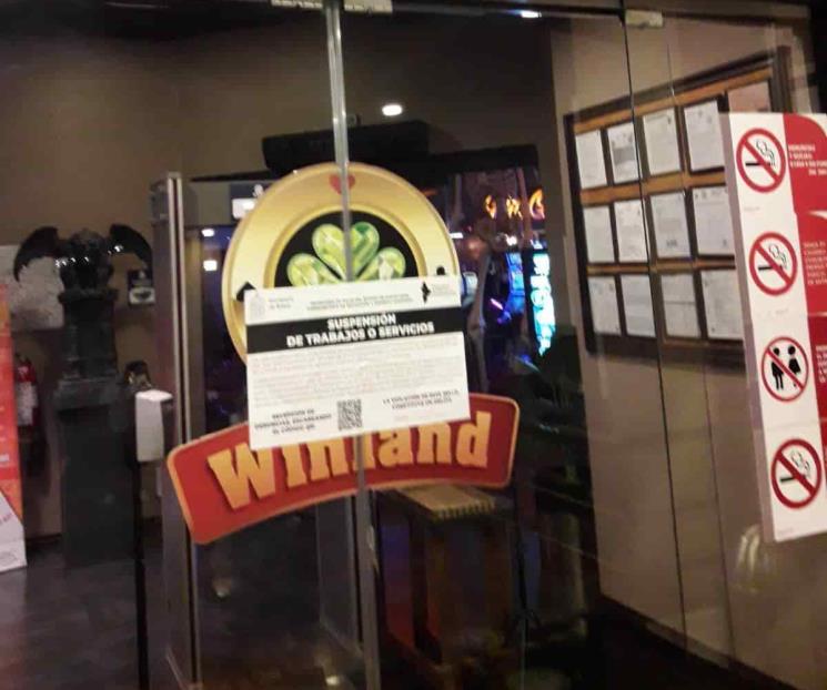 Suspenden cuatro casinos por incumplidos