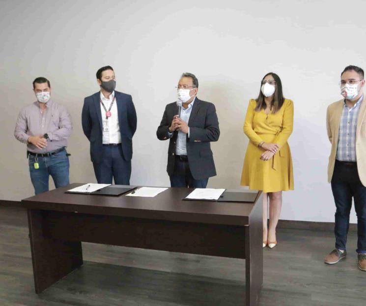 Firma Escobedo convenio con 35 instituciones educativas