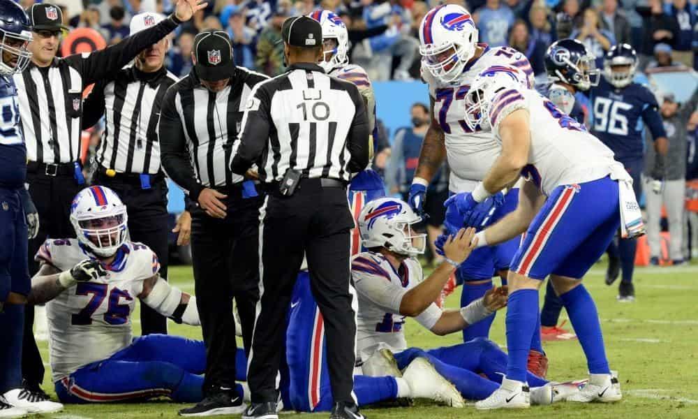 Resbalón de Allen y caen los Bills