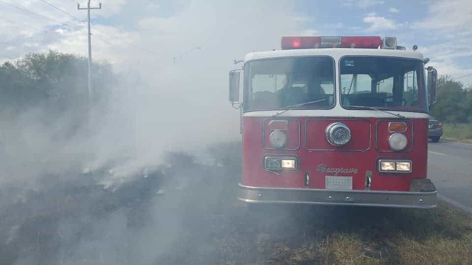 Se registró un incendio de grandes dimensiones en una zona de pastizal