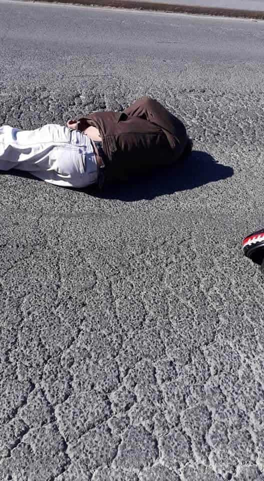 Un motociclista terminó con lesiones graves, después de chocar por alcance
