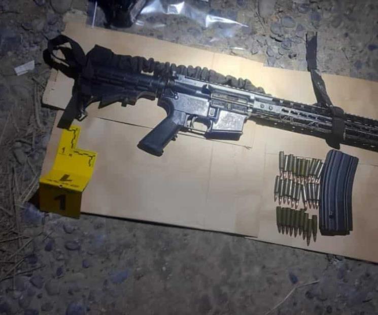 Abandonan arma larga en Montemorelos