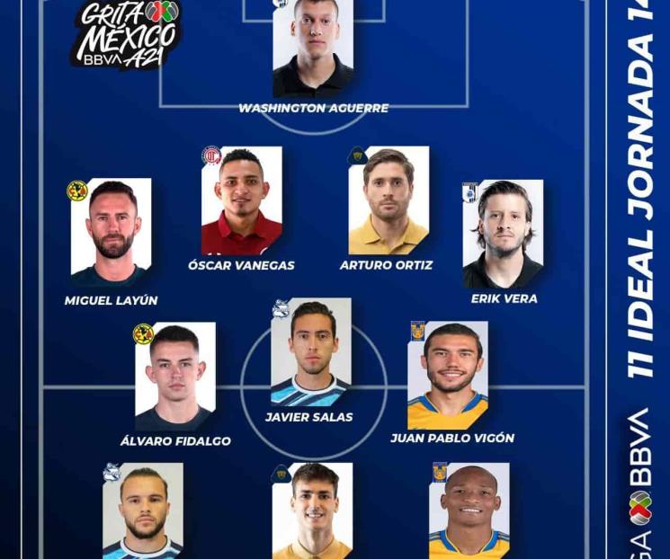 Aparecen dos de Tigres en once ideal de J15