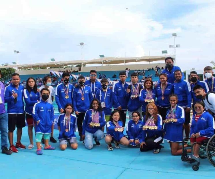 Cierra paranatación con 60 medallas de oro Cierra paranatación con 60 medallas de oro