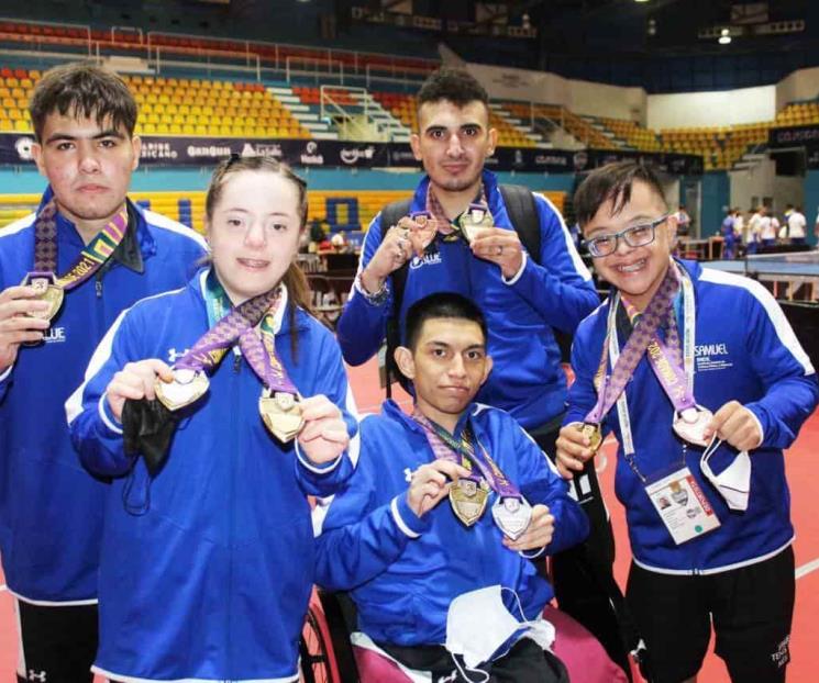 Conquista NL séptimo título en paratenis de mesa