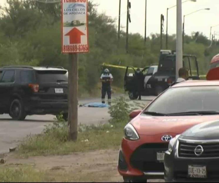 Encuentran cadáver en Apodaca