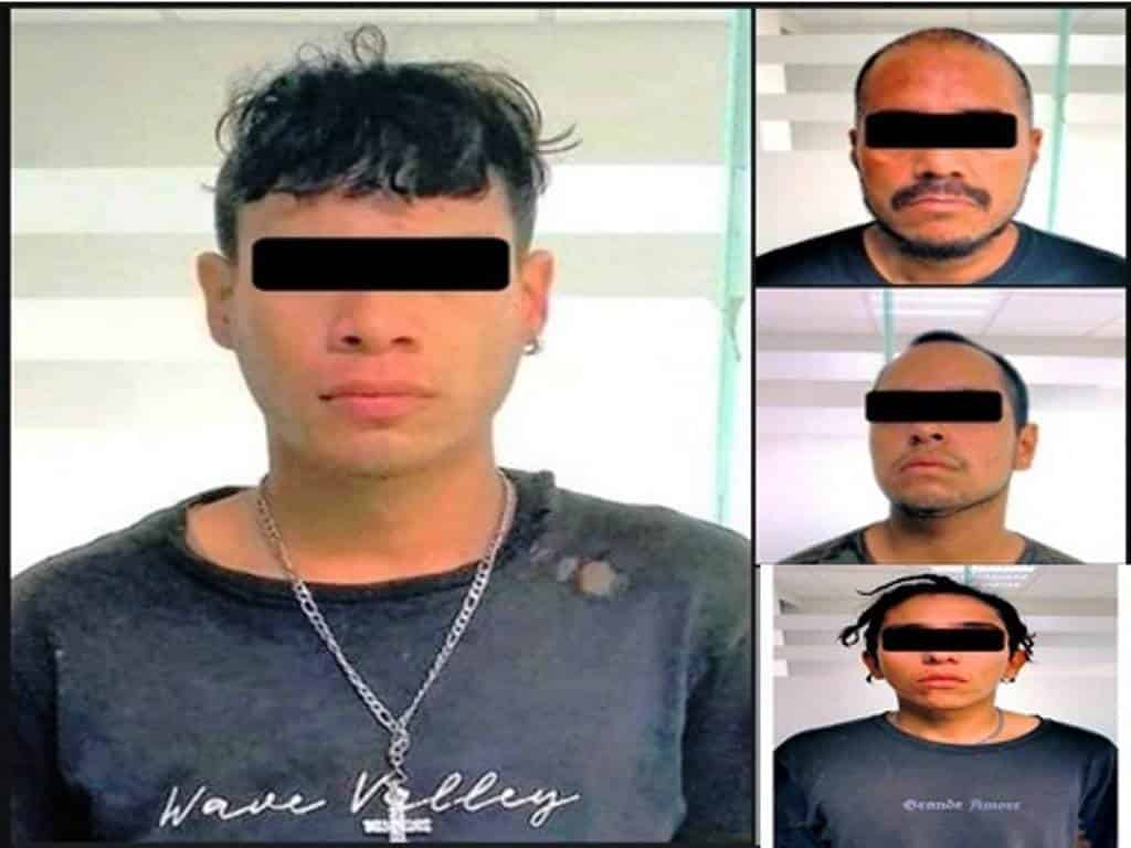 Cuatro integrantes de una banda de ladrones, burlaron la vigilancia de una colonia privada de Apodaca, para robar diversos artículos