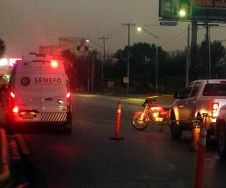 Muere motociclista en Carretera Miguel Alemán