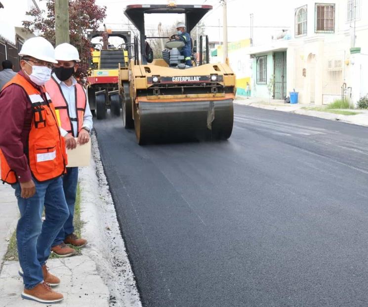 Entrega Mijes obra de pavimentación
