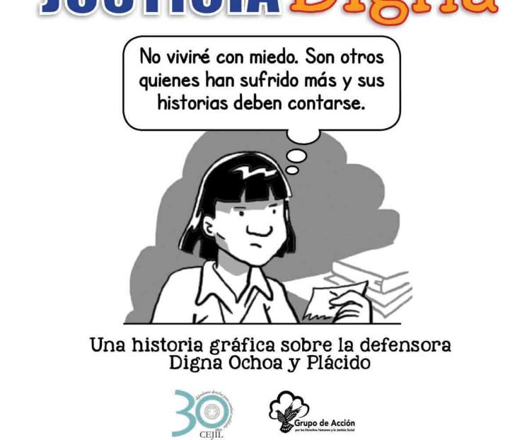 Lanzan historieta gráfica sobre vida y muerte de Digna Ochoa