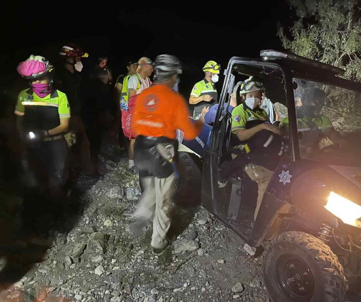 Rescatan a excursionista en García