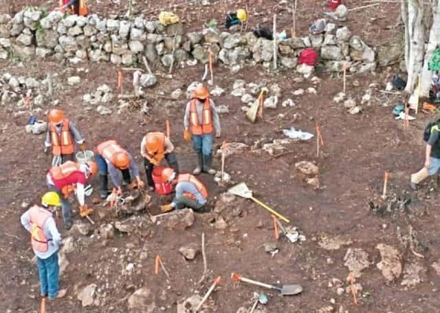 Van 17 mil vestigios localizados en ruta del Tren Maya