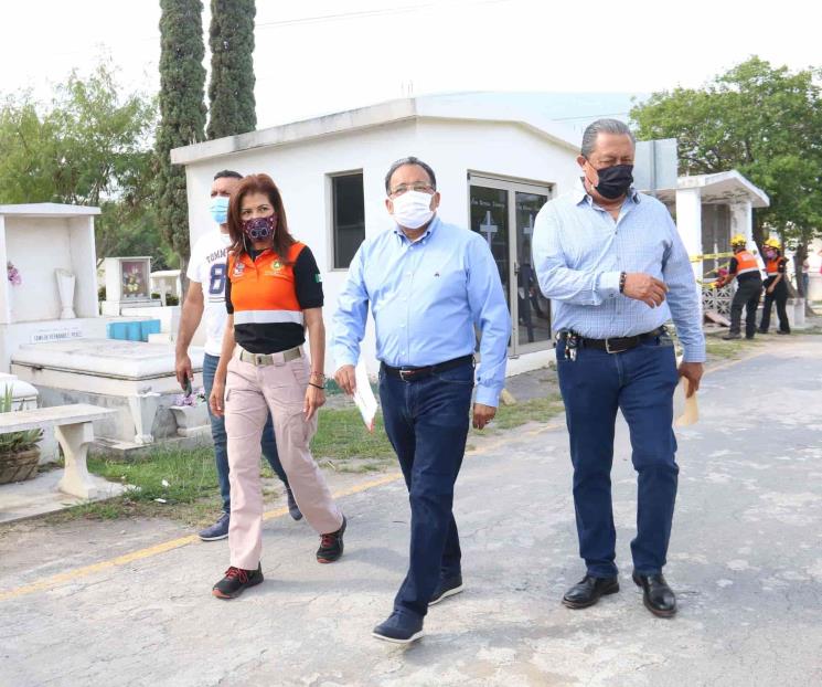 Inicia Escobedo operativo de  limpieza de panteones