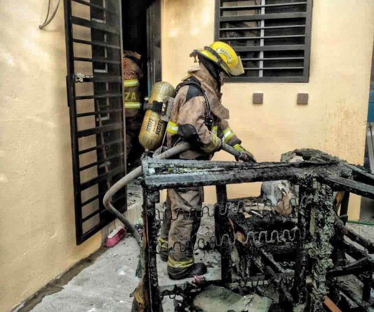 Arde vivienda en García