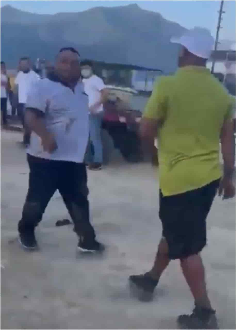 Detienen a dos de los involucrados en la riña registrada entre paseantes de la Presa de la Boca