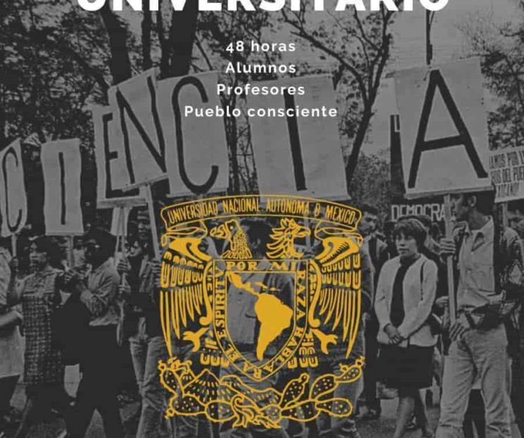 Convocan a paro nacional universitario