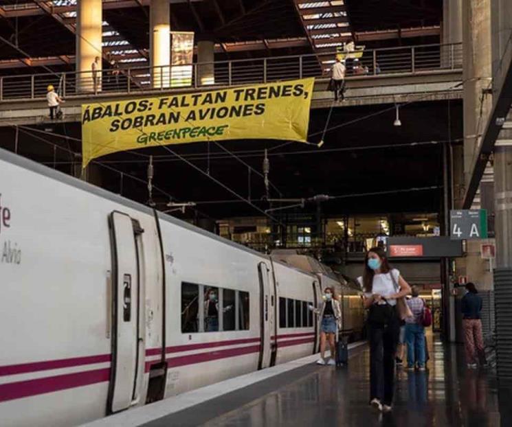 Instan a Europa a cambiar vuelos cortos por trenes