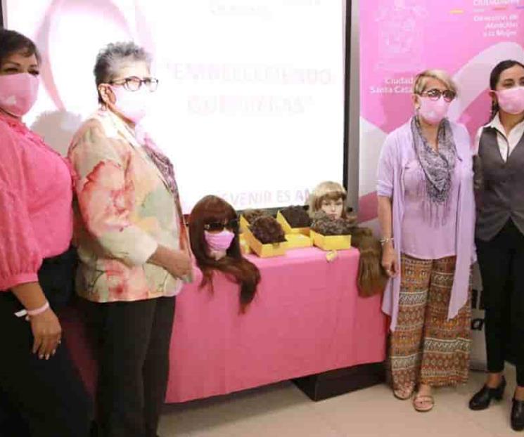 Ofrece SC pelucas a mujeres con cáncer Ofrece SC pelucas a mujeres con cáncer