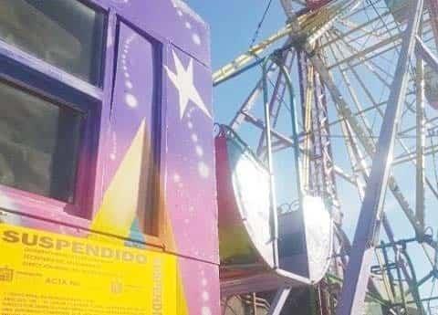 Clausuran área de juegos de la Expo