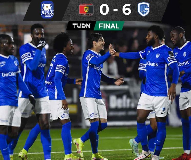 Doblete de Arteaga con el Genk