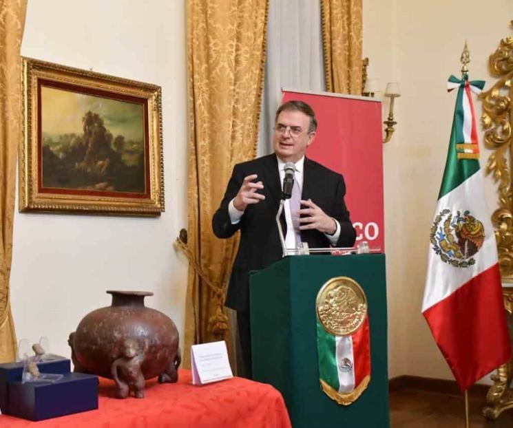 Italia restituye piezas arqueológicas a México