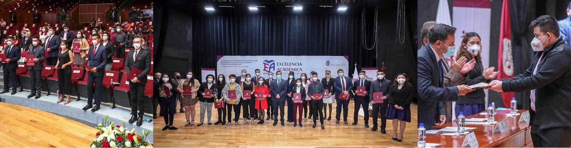 Galardona a estudiantes con más alto rendimiento académico