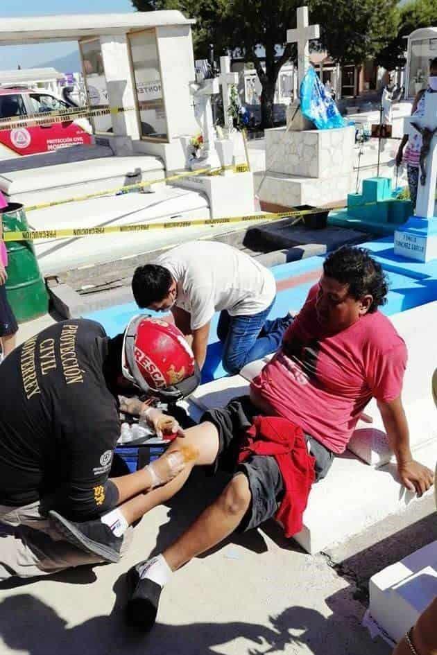 Registran accidentes en panteones Registran accidentes en panteones