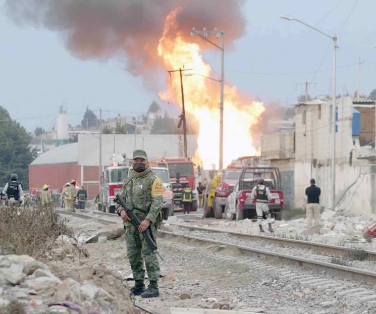 Explota toma clandestina en Puebla; hay un muerto Explota toma clandestina en Puebla; hay un muerto