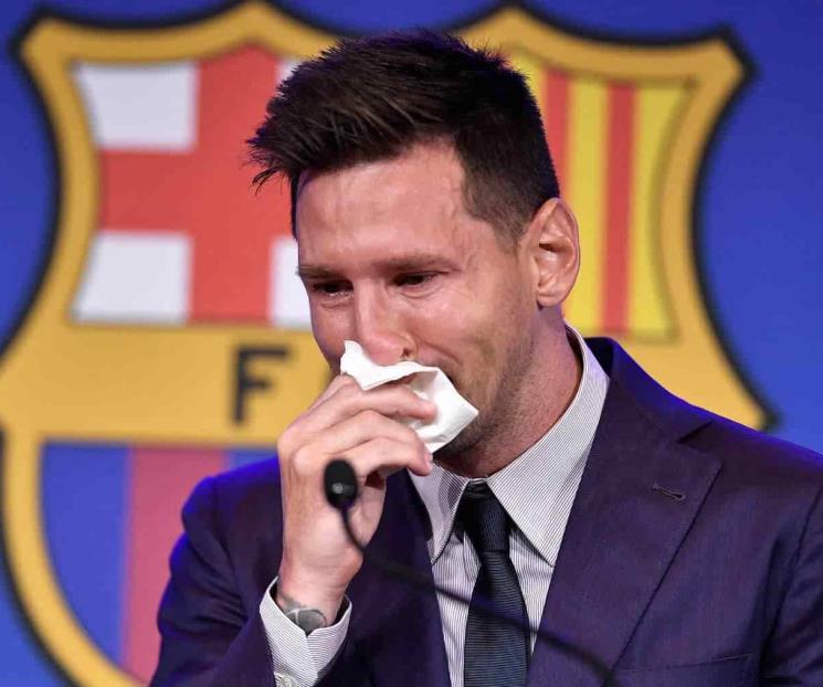Messi se siente dolido con Laporta
