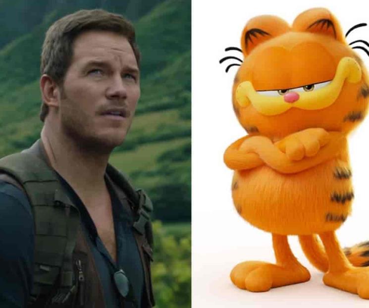 Chris Pratt dará voz a Garfield en nueva película